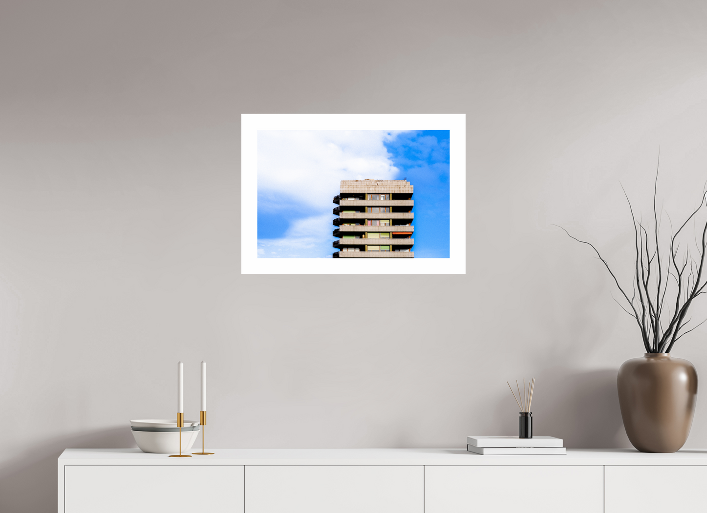 Béton et azur