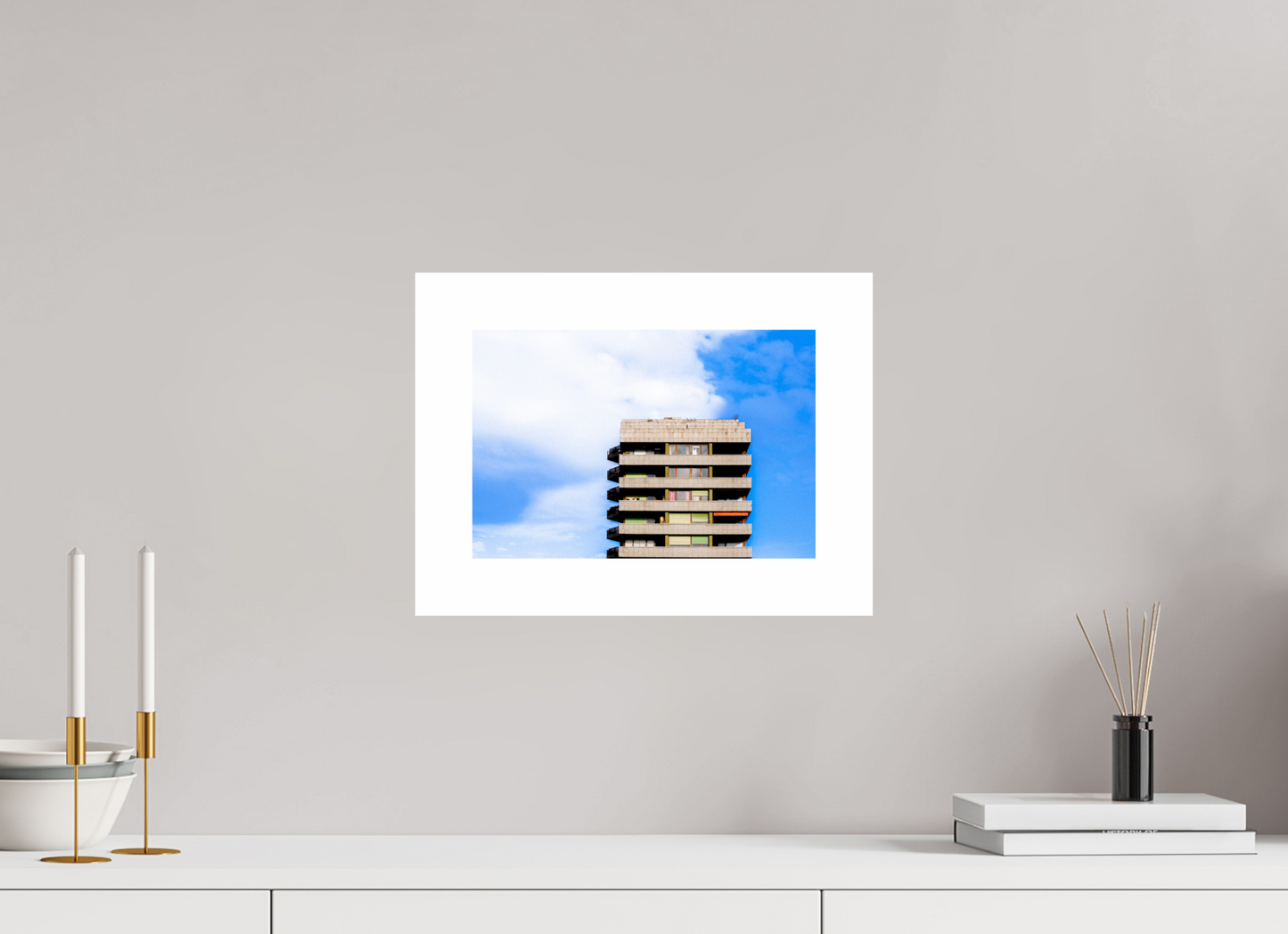 Béton et azur