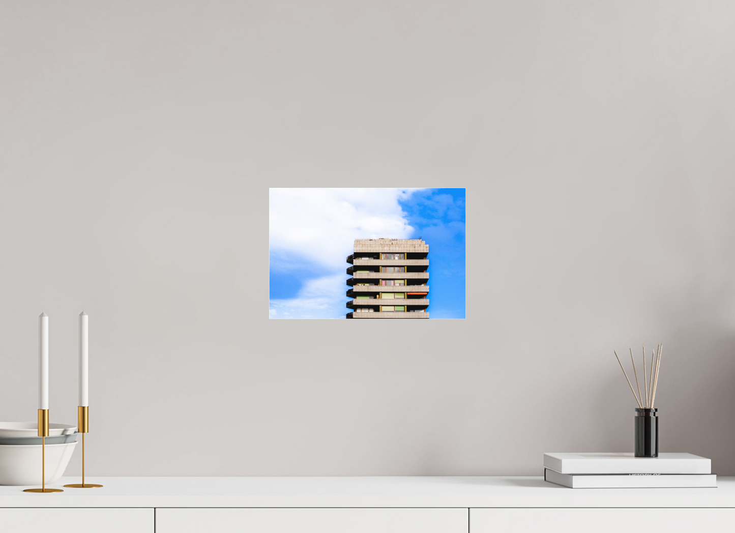Béton et azur