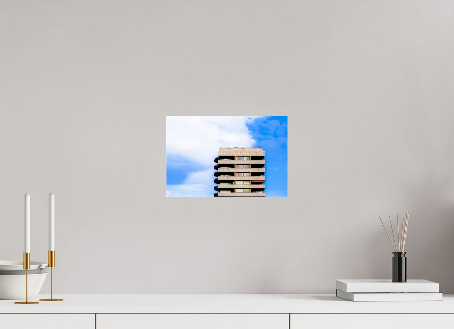 Béton et azur